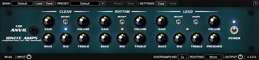 The Anvil by Ignite Amps - Preamp Plugin VST VST3 Audio Unit
