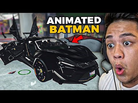 NAKAWIN ang Animated BATMAN Supercar - GTA 5