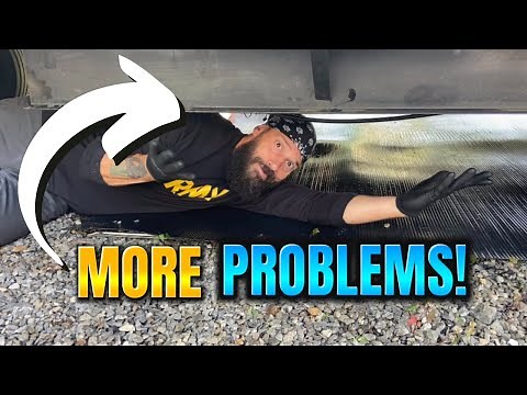 How to Replace your RV Underbelly and Check for Leaking Tanks