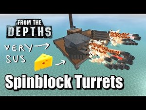 Spinblock Turret Clipping - From the Depths