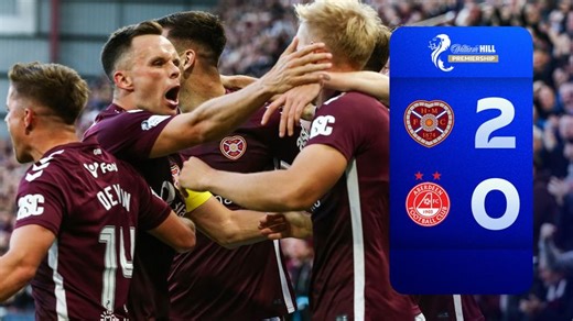 Hearts 2-0 Aberdeen | Scottish Premiership highlights