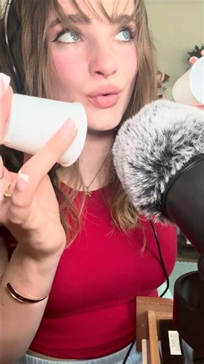 Tiny Cups🤍 Crisp Tapping & Mouth Sounds #asmr #mouthsounds #tapping