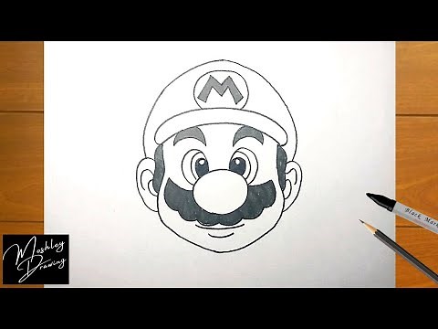 How to Draw Mario's Face Step by Step