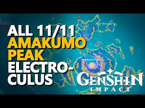 Amakumo Peak Electroculus Genshin Impact All 11/11