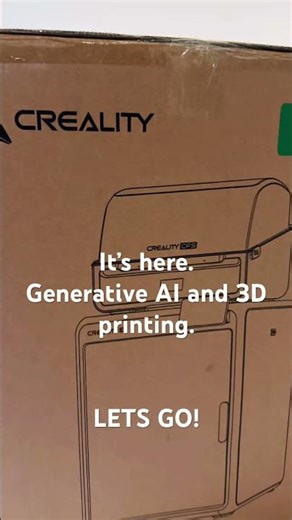 Decentralised manufacturing using genAI and 3D printing. What would you build? #ai ‪@Creality3D‬