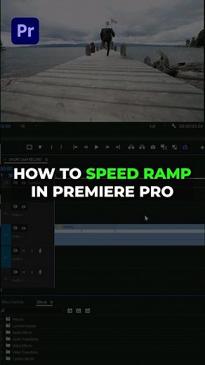 How to Speed Ramp in Premiere Pro #shorts #premierepro