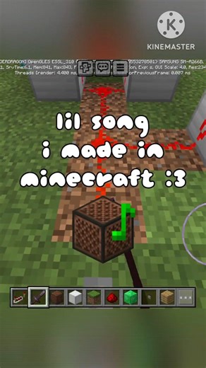 lil song I made in minecraft idk #minecraft