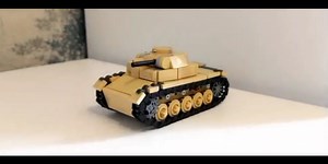 乐高 ww2 德军 panzer 2 人仔比 moc 拼装教程