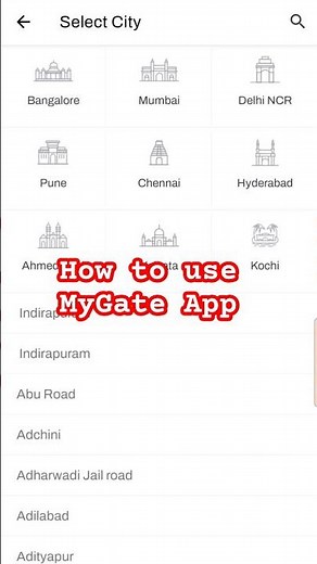 How to use MYGATE App #mygate #appuse #services #skadivyatowers #society #flatlife