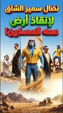 😱تحدي المستحيل🚜💪 سمير يحرث 100 فدان بمفرده ويصدم الجميع! 🌾 #samir #hulk #arabicstories