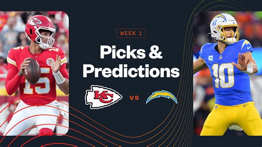 Chiefs vs Chargers Predictions, Picks & Best Bets for NFL Week 1 Tonight