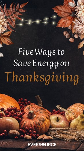 More 🦃 / Less ⚡️ Whether you’re hosting a Thanksgiving gathering or visiting family and friends, there are always opportunities to save energy throughout the day. Here are some of our favorites. For more ways to save, visit http://spr.ly/61817q60H | Eversource NH