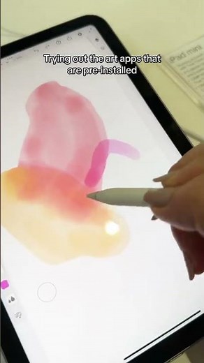 Quick painting at the Apple store! 🎨 #paint #digitalart #fresco #adobefresco #digitalpainting #ipad