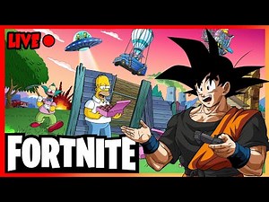 Dragon Ball Z Meets The Simpsons! | FORTNITE 🔴LIVE