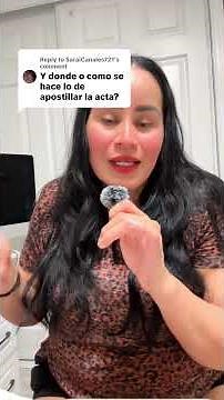 Como apostillar un acta de nacimiento #apostilla #informacion