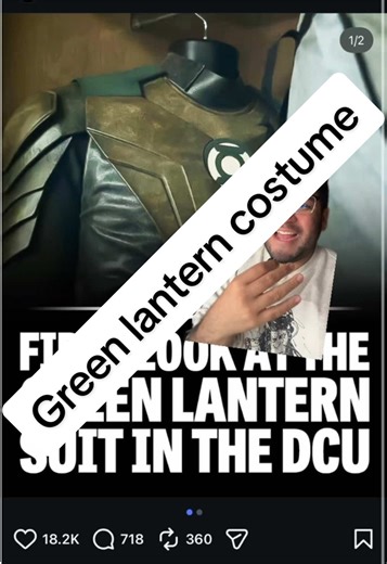 Exciting Green Lantern Costume Reveal