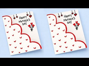 How To Make Mother's Day Card। Mother's Day Easy Greeting Card Making। Paper Craft For Mother's Day