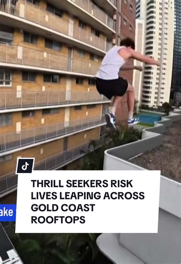 Daredevils Leap from Rooftops on Gold Coast