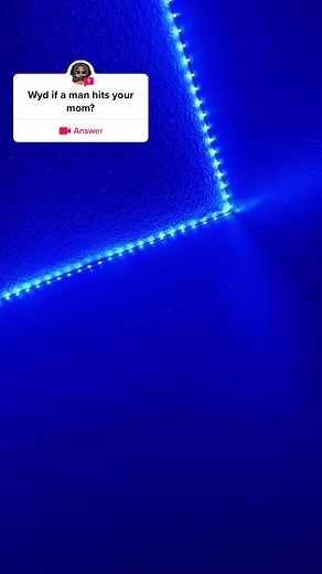 Creative LED Strip Lights Wall Transformation