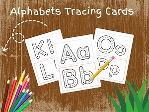 Alphabet Learning Tracing Book, Children's Busy Book, Activity Book, A-Z Alphabet Tracing, Printable, Digital Downloadable, Preschooler, - Etsy