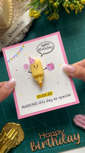 Subscribe for more birthday card ideas♥️🥳 6/30🫶🏻 #diygift