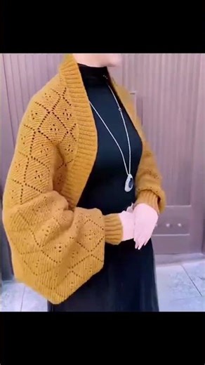 Rectangle cardigan #crochet #knitting