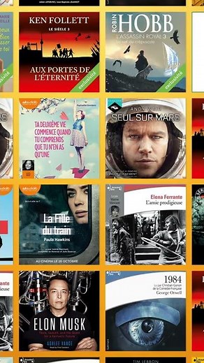 Téléchargez l'Appli Audible, le premier livre audio est offert !