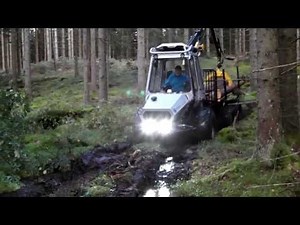 Forwarder Malwa 460 - Thinning Operation