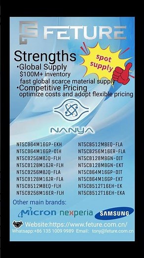 Nanya DRAM – Stock Available | Immediate Shipment #6 #ElectronicComponents #ddr4 #ddr5