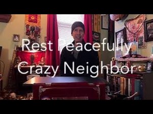 We will miss you Crazy Neighbor #stevewallis #crazyneighbor #stealthcarcamping