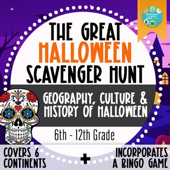 The Great Geography Halloween Scavenger Hunt Around the World | Social Studies