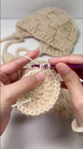 This winter hat crochet tutorial have been updated in my channel😁#crochethat