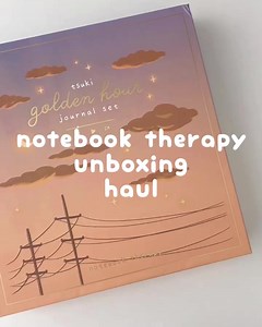 475K views · 2.5K reactions | Shop our Golden Hour Set! ✨→ Inspired by the golden glow of the sun during the golden hour…  All packaged in a stunning gift box! The perfect gift, bullet journal and scrapbooking set.  rabch.jpg notebooktherapy.com/products/tsuki-golden-hours-bullet-journal-set Worldwide Tracked Shipping  | Notebook Therapy | Facebook