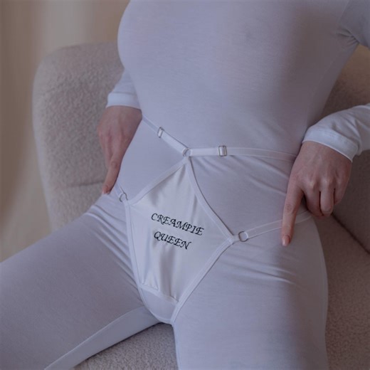 Custom Embroidered Thong Underwear - Etsy Australia