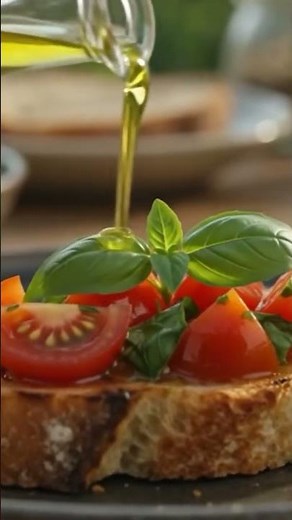 How to make bruschetta 🍅🥖#howto #cooking #food #shorts