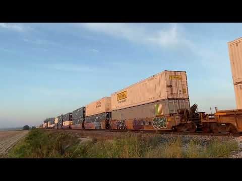 BNSF Freight Trains at 70 MPH Compilation