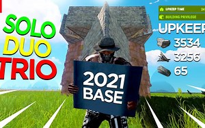 Rust - 话痨主播 2021小型基地设计! (RUST BASE TUTORIAL #6)