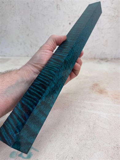 Stabilized Curly Mango Pool Cue Blank | Turning Blank | SCM 730 - Etsy