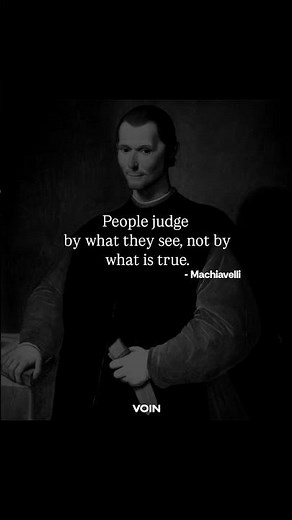 Machiavelli on Perception | Why People Believe What They See | Niccolò Machiavelli #philosophy #fyp