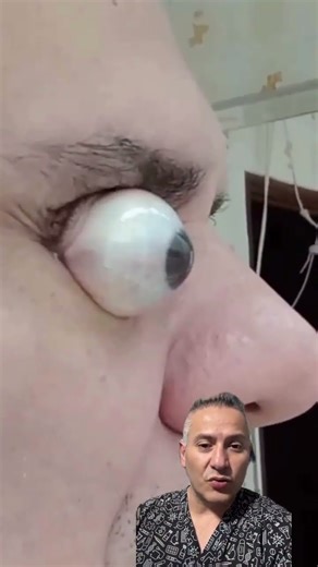 Exoftalmos #shorts #salud #viralvídeo #ojos #tiroides