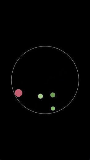 Procedural Zen #401: Turmoil to Unity | Multiple Bouncy Dots ASMR #animation #asmr #bounce #clack