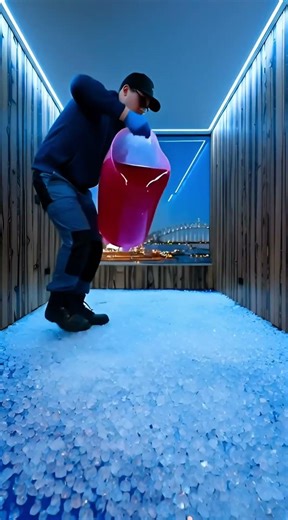 EPICY EPOXY FLOOR Transformation! 💎 Ruby Red & Cobalt Blue Gaming Room DIY