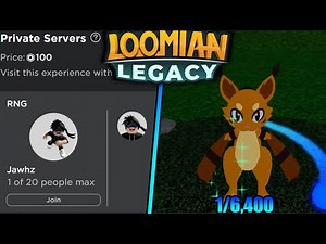 Do Private Servers Give BETTER RNG? | Loomian Legacy Roblox
