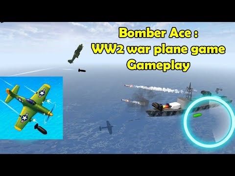 Bomber Ace : WW2 war plane game Gameplay