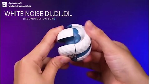 Unique Orbit Ball Fidget Toy, Novelty Beads Track Infinity Cube Stress Relief Balls Creative Sensory Toys for Autistic ADHD Kids Adults