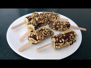 Chocolate-Dipped Frozen Banana Pops Recipe