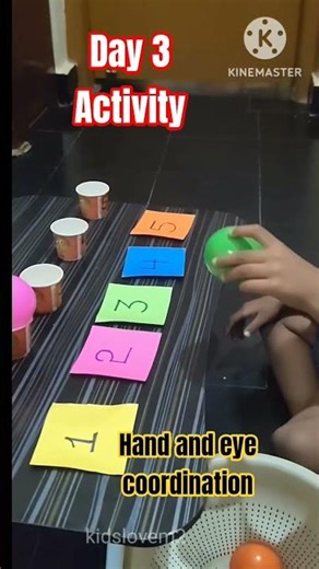 Fun Toddler Color Sorting Activity Using Cups & Balls | Easy At-Home Learning🧠✨