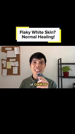 White Flaky Skin After Scabs? This is NORMAL!
