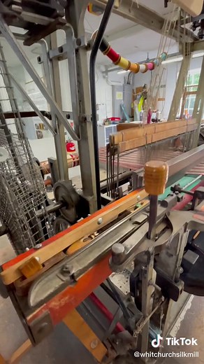 Victorian Loom Weaving Silk Scaves | Industrial Heritage