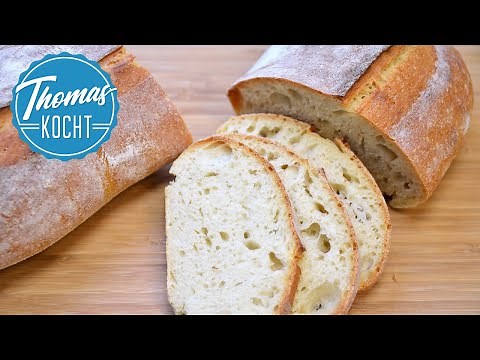 Brot ganz einfach Zuhause backen - wie vom Bäcker / Thomas kocht
